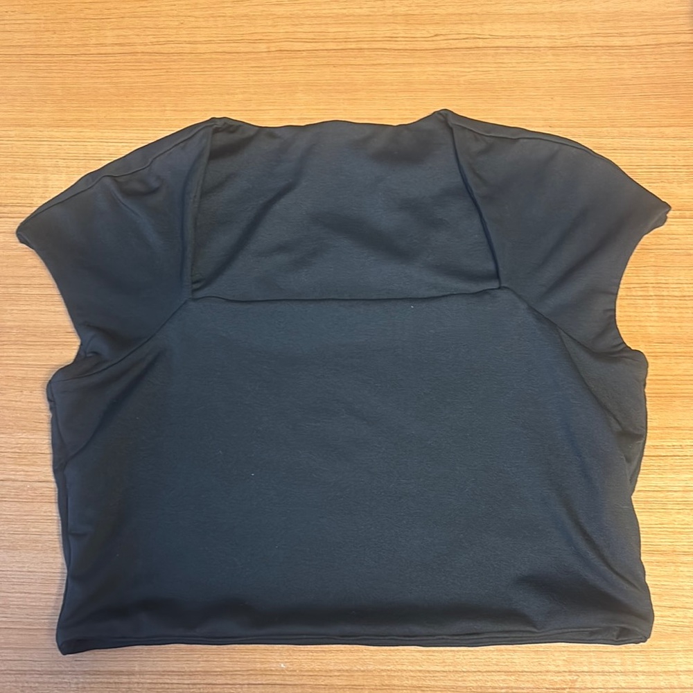 Black Women's Cap Sleeve Top